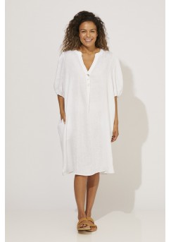 Cabana Shirt Dress - White